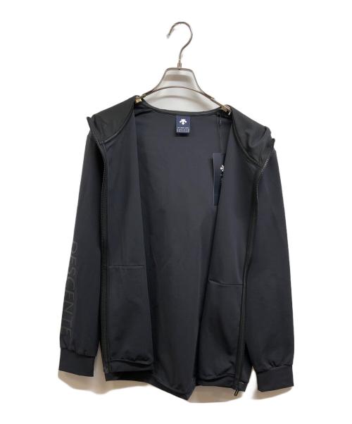 DESCENTE GOLF（デサントゴルフ）DESCENTE GOLF (デサントゴルフ) ストレッチフルジップフーディー ブラック サイズ:M 未使用品の古着・服飾アイテム