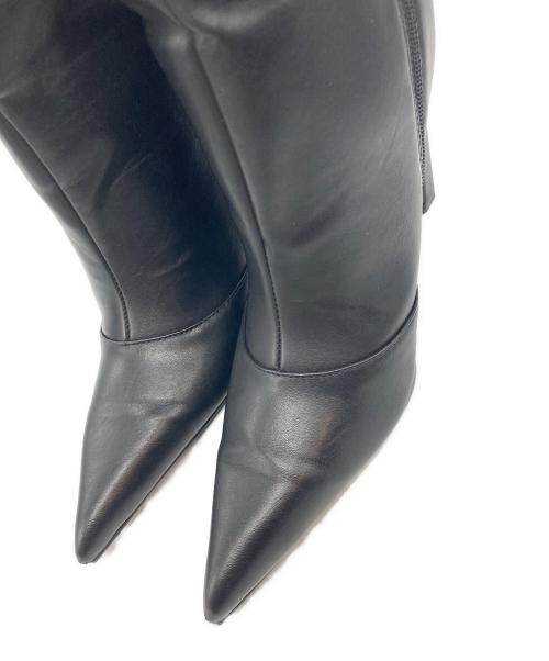 MAISON SPECIAL（メゾンスペシャル）MAISON SPECIAL (メゾンスペシャル) Loose Long Boots ブラック サイズ:38の古着・服飾アイテム