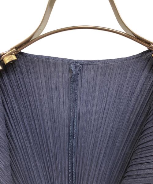 PLEATS PLEASE（プリーツプリーズ）PLEATS PLEASE (プリーツプリーズ) プリーツカーディガン ネイビー サイズ:3の古着・服飾アイテム