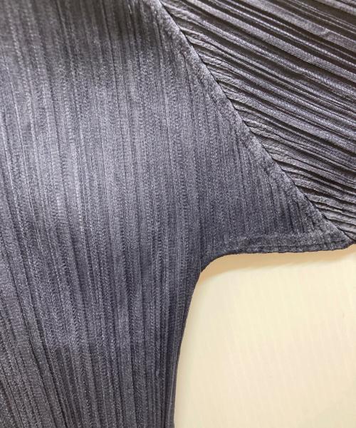 PLEATS PLEASE（プリーツプリーズ）PLEATS PLEASE (プリーツプリーズ) プリーツカーディガン ネイビー サイズ:3の古着・服飾アイテム