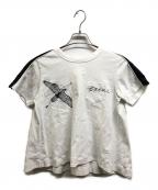 sacai×Dr.Wooサカイ×）の古着「切替ポケットカットソー」｜ホワイト