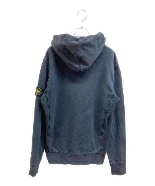 STONE ISLAND（ストーンアイランド）STONE ISLAND (ストーンアイランド) HOODED SWEATSHIRT ネイビー サイズ:Mの古着・服飾アイテム