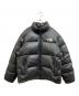 THE NORTH FACE（ザ ノース フェイス）の古着「レザーヌプシダウンジャケット」｜ブラック