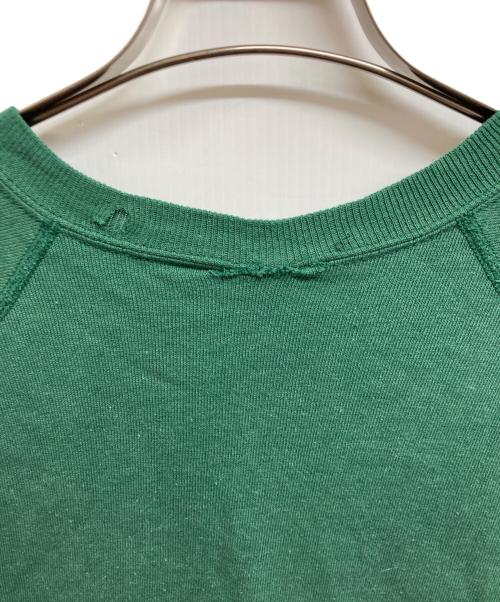 Champion（チャンピオン）Champion (チャンピオン) 80s USA製 カレッジロゴスウェット グリーン サイズ:XLの古着・服飾アイテム