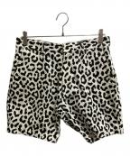 WACKO MARIAワコマリア）の古着「ハーフパンツ」｜ホワイト×ブラック