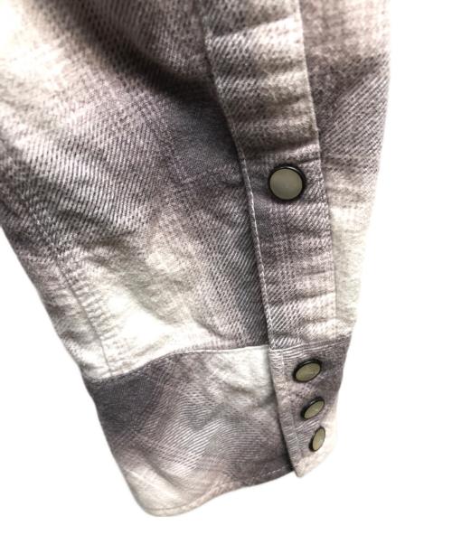 NUMBER (N)INE（ナンバーナイン）NUMBER (N)INE (ナンバーナイン) オンブレチェックウエスタンシャツ ベージュ サイズ:2の古着・服飾アイテム