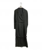 MAISON SPECIALメゾンスペシャル）の古着「2WAYレングステーラードオールインワン」｜ブラック