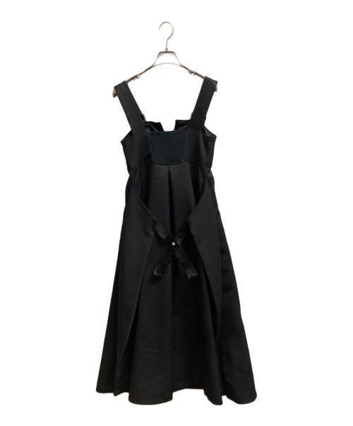 UNITED TOKYO（ユナイテッドトーキョー）UNITED TOKYO (ユナイテッドトーキョー) ステッチワークジャンパースカート ブラック サイズ:1の古着・服飾アイテム