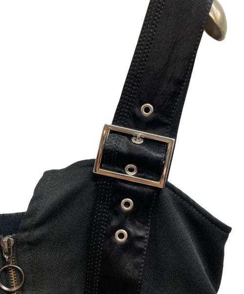 UNITED TOKYO（ユナイテッドトーキョー）UNITED TOKYO (ユナイテッドトーキョー) ステッチワークジャンパースカート ブラック サイズ:1の古着・服飾アイテム