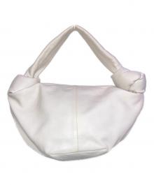 BOTTEGA VENETA（ボッテガベネタ）の古着「ハンドバッグ/ダブルノット」｜ホワイト