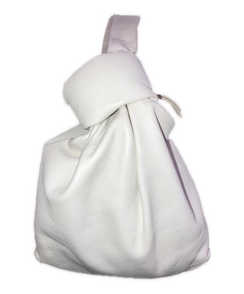 BOTTEGA VENETA（ボッテガベネタ）BOTTEGA VENETA (ボッテガベネタ) ハンドバッグ/ダブルノット ホワイトの古着・服飾アイテム