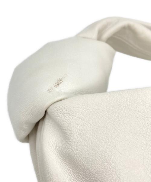 BOTTEGA VENETA（ボッテガベネタ）BOTTEGA VENETA (ボッテガベネタ) ハンドバッグ/ダブルノット ホワイトの古着・服飾アイテム