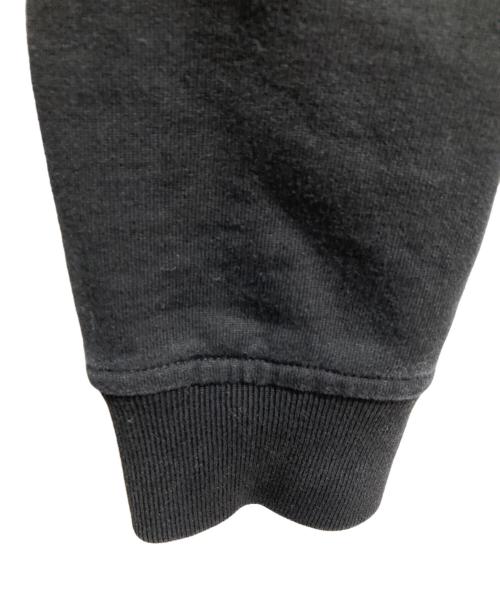 VERSACE（ヴェルサーチェ）VERSACE (ヴェルサーチェ) LOGO PRINT HOODIE ブラック サイズ:Lの古着・服飾アイテム