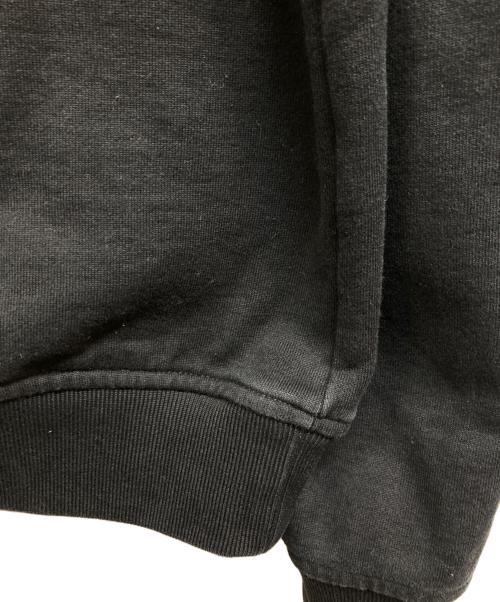 VERSACE（ヴェルサーチェ）VERSACE (ヴェルサーチェ) LOGO PRINT HOODIE ブラック サイズ:Lの古着・服飾アイテム