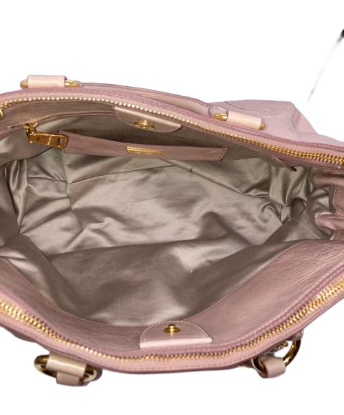 MIU MIU（ミュウミュウ）MIU MIU (ミュウミュウ) 2WAYバッグ ピンクの古着・服飾アイテム