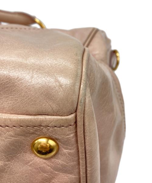 MIU MIU（ミュウミュウ）MIU MIU (ミュウミュウ) 2WAYバッグ ピンクの古着・服飾アイテム