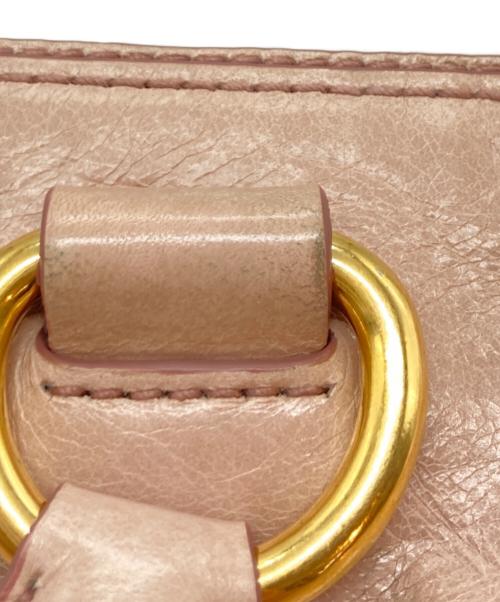 MIU MIU（ミュウミュウ）MIU MIU (ミュウミュウ) 2WAYバッグ ピンクの古着・服飾アイテム