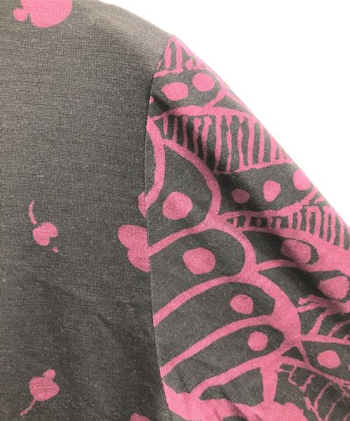 LEONARD（レオナール）LEONARD (レオナール) シルク混カシュクーワンピース パープル サイズ:Lの古着・服飾アイテム