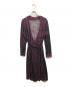 LEONARD（レオナール）の古着「シルク混カシュクーワンピース」｜パープル