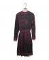 LEONARD (レオナール) シルク混カシュクーワンピース パープル サイズ:L：13000円