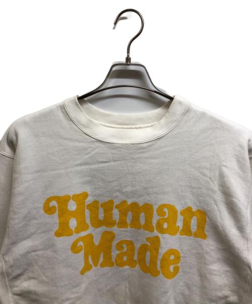 HUMAN MADE（ヒューマンメイド）HUMAN MADE (ヒューマンメイド) VERDY VICK コラボススェット ホワイト サイズ:Lの古着・服飾アイテム