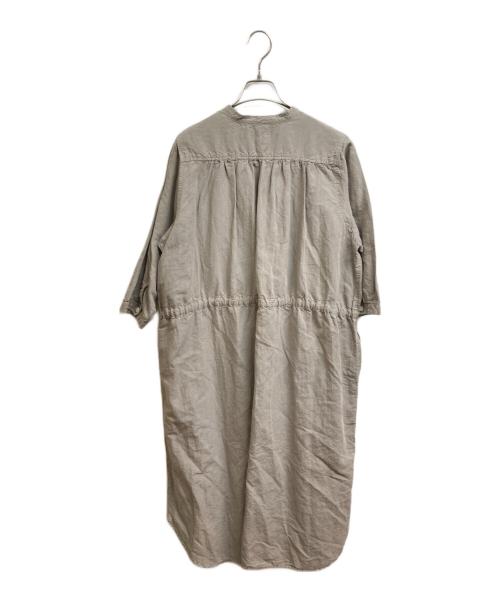 grin（グリン）grin (グリン) リネンワンピース ベージュ サイズ:2の古着・服飾アイテム