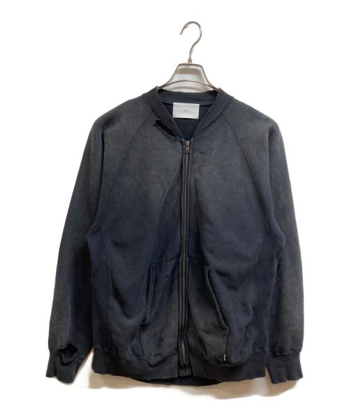 SUGARHILL（シュガーヒル）SUGARHILL (シュガーヒル) AGED ZIP-UP SWEAT SHIRT ネイビー サイズ:2の古着・服飾アイテム