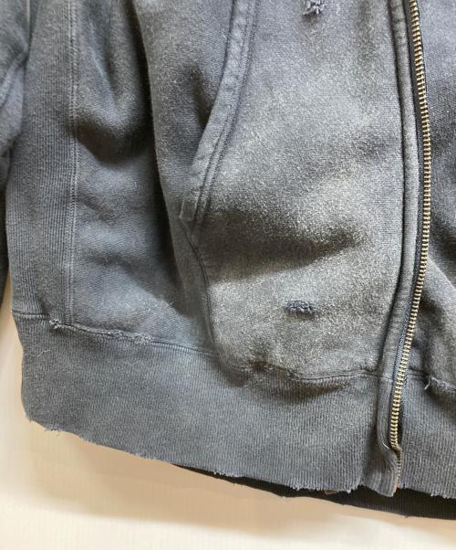 SUGARHILL（シュガーヒル）SUGARHILL (シュガーヒル) AGED ZIP-UP SWEAT SHIRT ネイビー サイズ:2の古着・服飾アイテム