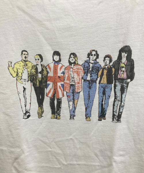 MIYAGIHIDETAKA（ミヤギヒデタカ）MIYAGIHIDETAKA (ミヤギヒデタカ) プリントTシャツ ホワイト サイズ:Lの古着・服飾アイテム