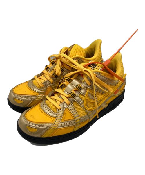 NIKE（ナイキ）NIKE (ナイキ) OFFWHITE (オフホワイト) Air Rubber Dunk イエロー/University Gold サイズ:27.5の古着・服飾アイテム