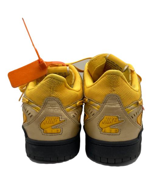 NIKE（ナイキ）NIKE (ナイキ) OFFWHITE (オフホワイト) Air Rubber Dunk イエロー/University Gold サイズ:27.5の古着・服飾アイテム
