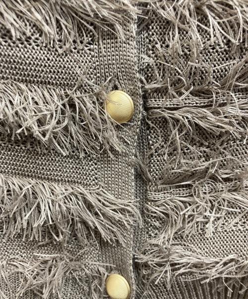 Pinky & Dianne（ピンキーアンドダイアン）Pinky & Dianne (ピンキーアンドダイアン) レイヤードニットワンピース ブラック×ベージュ サイズ:38 未使用品の古着・服飾アイテム