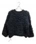 NOLLEY'S Laraaji (ノーリーズ) ループ編み2WAYプルオーバーニット ブラック サイズ:28 未使用品：5000円