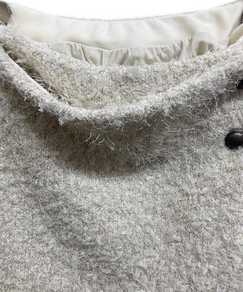 THE TOE（ザ・トゥー）THE TOE (ザ・トゥー) ツイードミニスカート アイボリー サイズ:Free 未使用品の古着・服飾アイテム
