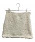 THE TOE (ザ・トゥー) ツイードミニスカート アイボリー サイズ:Free 未使用品：4500円