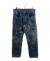 UNUSED（アンユーズド）の古着「WASH BLEACH DENIM」｜ブルー
