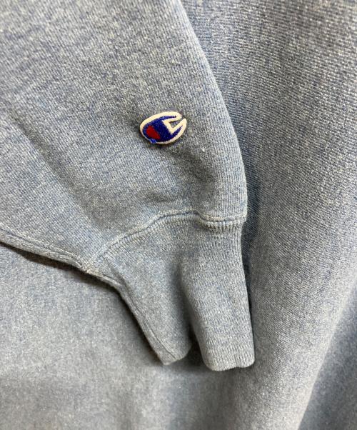 Champion REVERSE WEAVE（チャンピオン リバース ウィーブ）Champion REVERSE WEAVE (チャンピオン リバース ウィーブ) カレッジ刺繍スウェット ブルー サイズ:XXLの古着・服飾アイテム