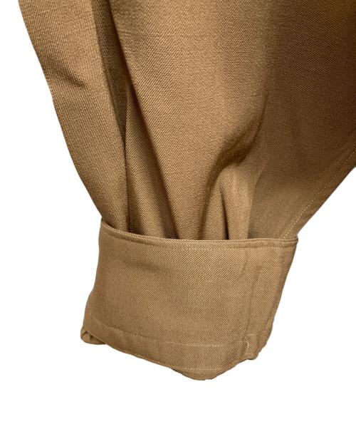 Y's for men（ワイズフォーメン）Y'S for men (ワイズフォーメン) パイピングオープンカラーシャツ ブラウン サイズ:ーの古着・服飾アイテム