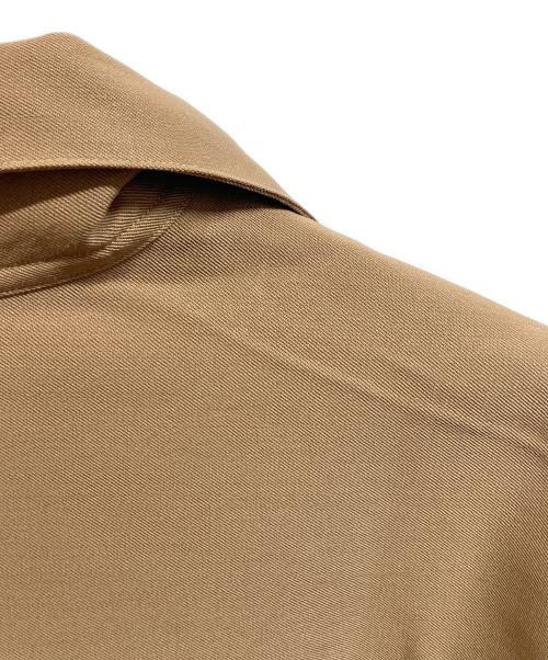 Y's for men（ワイズフォーメン）Y'S for men (ワイズフォーメン) パイピングオープンカラーシャツ ブラウン サイズ:ーの古着・服飾アイテム