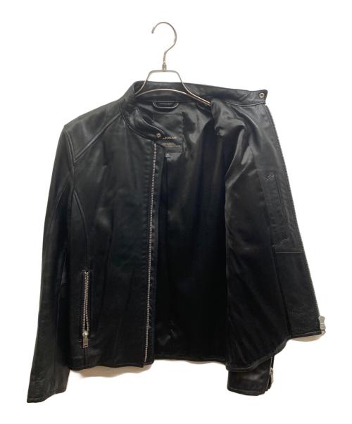 JACKROSE（ジャックローズ）JACKROSE (ジャックローズ) シングルライダースジャケット ブラック サイズ:4の古着・服飾アイテム