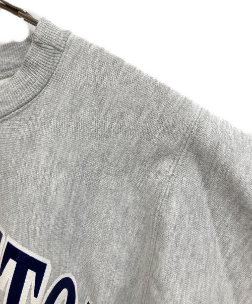 Champion REVERSE WEAVE（チャンピオン リバース ウィーブ）Champion REVERSE WEAVE (チャンピオン リバース ウィーブ) ヴィンテージカレッジロゴスウェット グレー サイズ:Mediumの古着・服飾アイテム