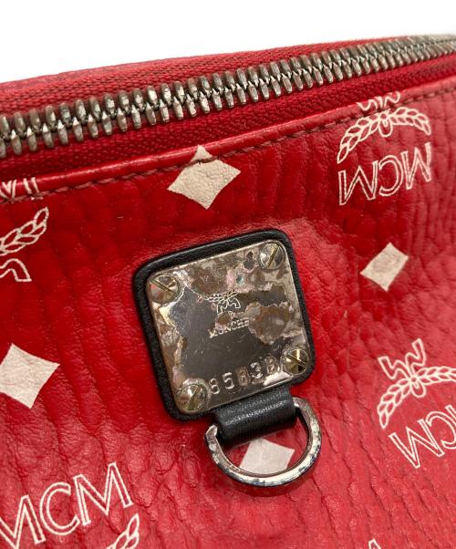 MCM（エムシーエム）MCM (エムシーエム) ウエストポーチ レッドの古着・服飾アイテム