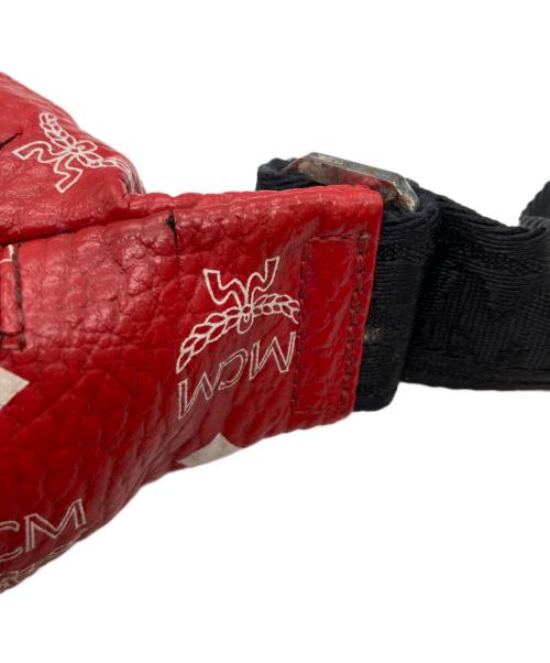 MCM（エムシーエム）MCM (エムシーエム) ウエストポーチ レッドの古着・服飾アイテム