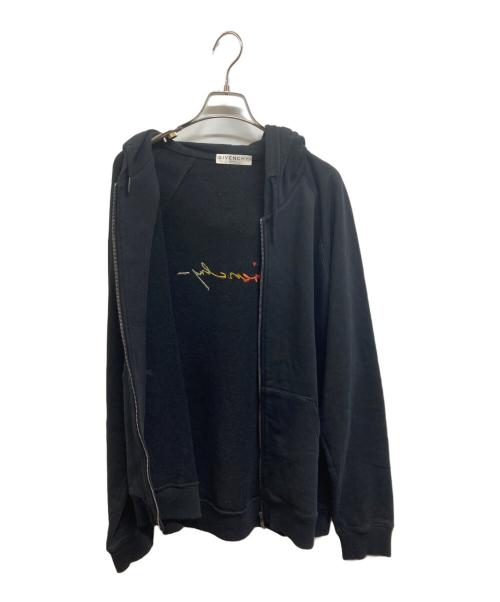 GIVENCHY（ジバンシィ）GIVENCHY (ジバンシィ) ジップパーカー ブラック サイズ:Mの古着・服飾アイテム