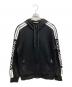 DOLCE & GABBANA（ドルチェ＆ガッバーナ）の古着「ロゴプリントジップパーカー」｜ブラック