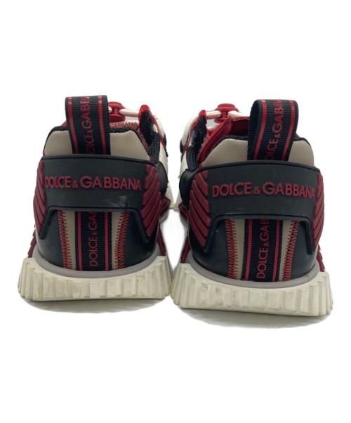 DOLCE & GABBANA（ドルチェ＆ガッバーナ）DOLCE & GABBANA (ドルチェ＆ガッバーナ) NS1ローカットスニーカー レッド×ホワイト サイズ:42の古着・服飾アイテム