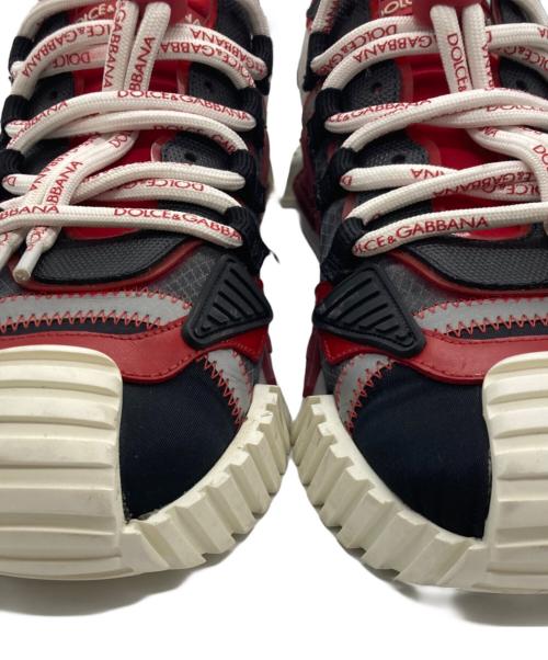 DOLCE & GABBANA（ドルチェ＆ガッバーナ）DOLCE & GABBANA (ドルチェ＆ガッバーナ) NS1ローカットスニーカー レッド×ホワイト サイズ:42の古着・服飾アイテム