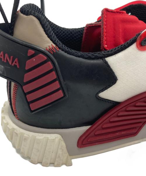 DOLCE & GABBANA（ドルチェ＆ガッバーナ）DOLCE & GABBANA (ドルチェ＆ガッバーナ) NS1ローカットスニーカー レッド×ホワイト サイズ:42の古着・服飾アイテム