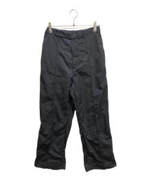 URBAN RESEARCH DOORS（アーバンリサーチドアーズ）の古着「NYLON STRAIGHT PANTS」｜ブラック