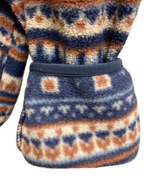 Patagonia（パタゴニア）Patagonia (パタゴニア) シンチラスナップT ネイビー×ブラウン サイズ:Mの古着・服飾アイテム